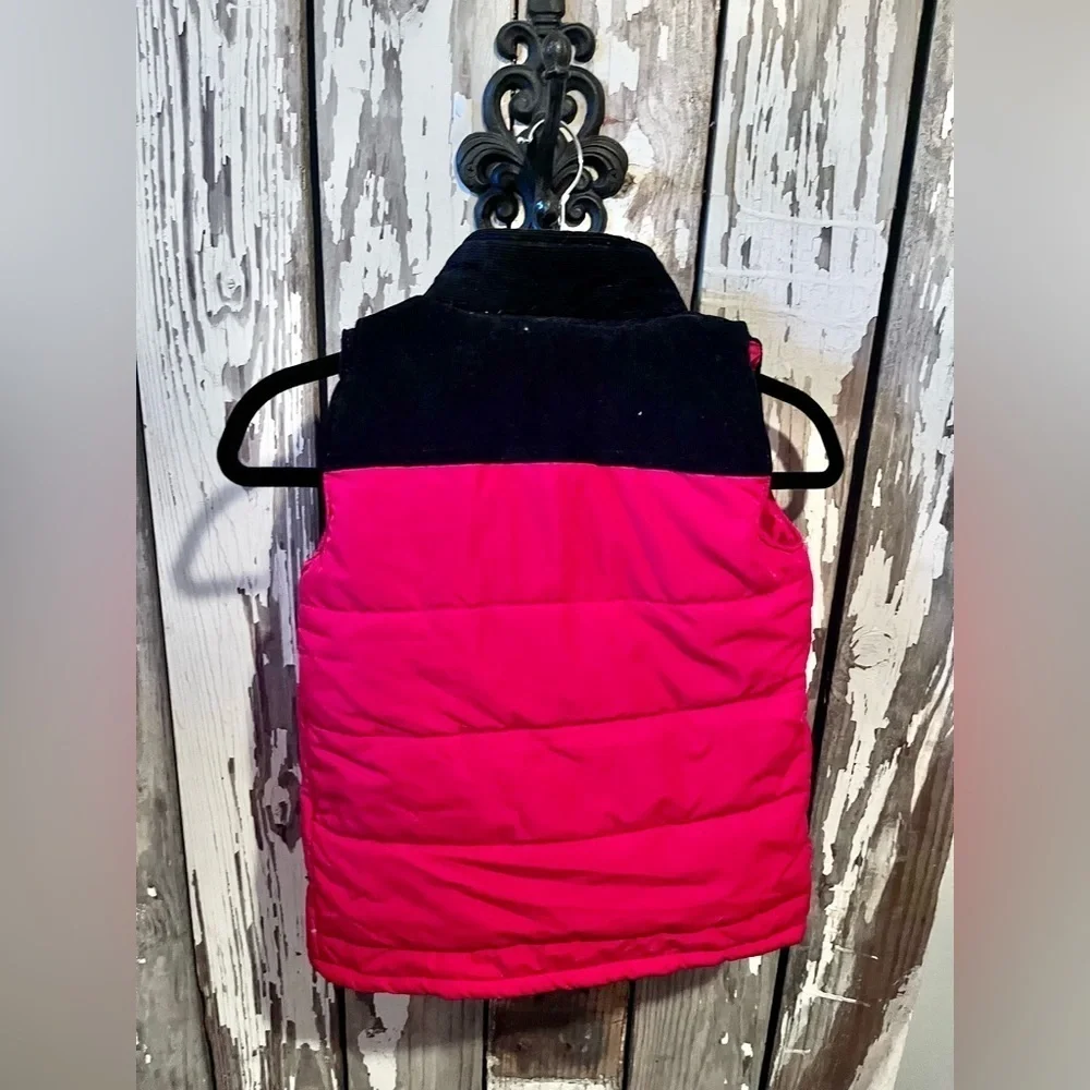 Carters puffer vest boys size 7 red & black